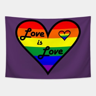 T-shirt Love is love Tapestry