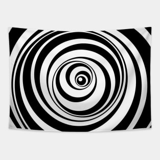 Wobbly spiral illusion Tapestry
