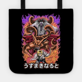 Minato vs Kurama Fanart Fight Tote