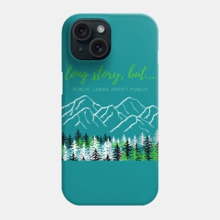 LSB Public Lands Aren't Public Phone Case