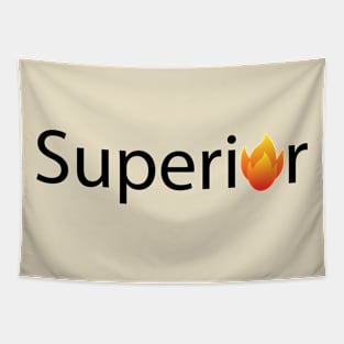 Superior typographic artwork Tapestry