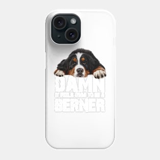 bernese mountain dog Phone Case