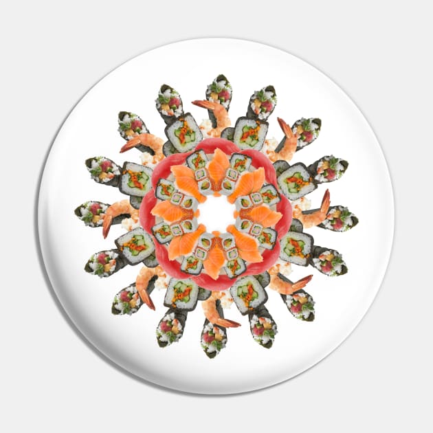 sushi set mandala Pin by burenkaUA