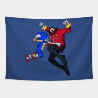 Sonic and Eggman Tapestry