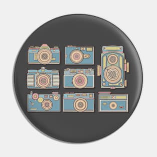 Blue Classic Camera Pin