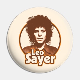 Leo Sayer - Retro 70s Singer Songwriter Pin