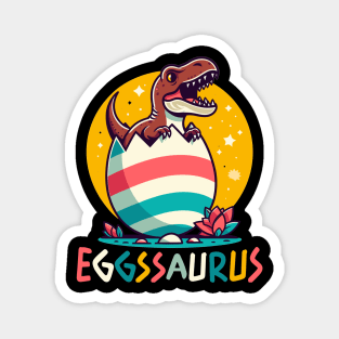 dinosaur egg, funny dinosaur easter tee, dinosaur easter egg boys easter Magnet