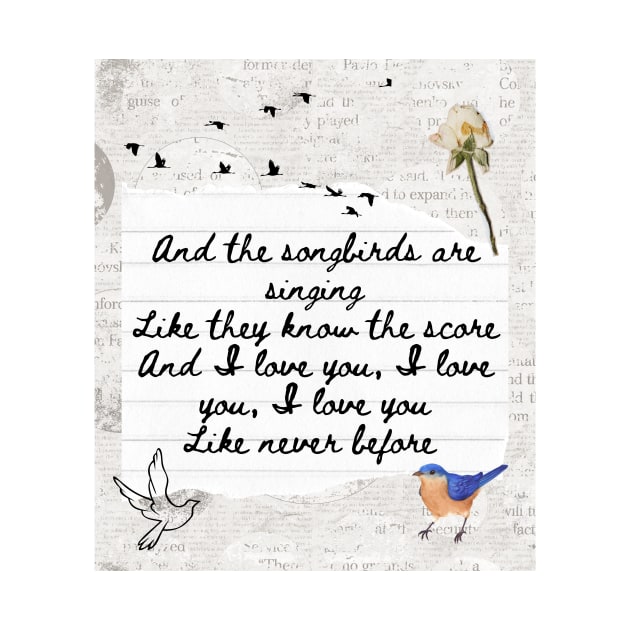 Songbird by Fleetwood Mac Lyric Print by madiwestdal