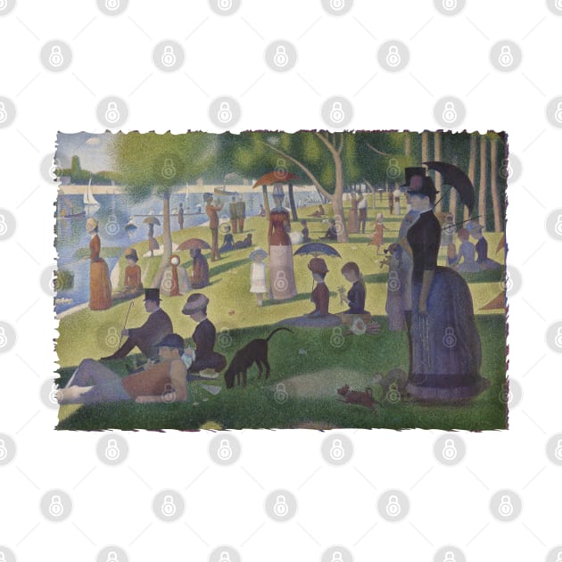 "A Sunday on La Grande Jatte" by Seurat by Pinkazoid