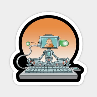 Namaste Robot Magnet