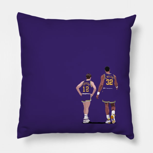 Utah Jazz Pillow by dbl_drbbl