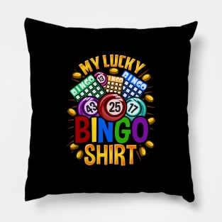 My lucky Bingo product for a Balls loving Player Pillow