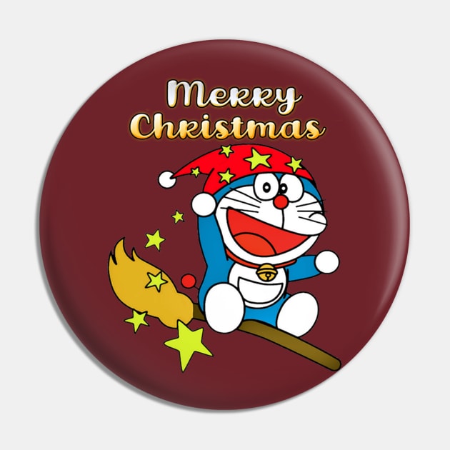 Christmas Cat Pin by Kiroiharu