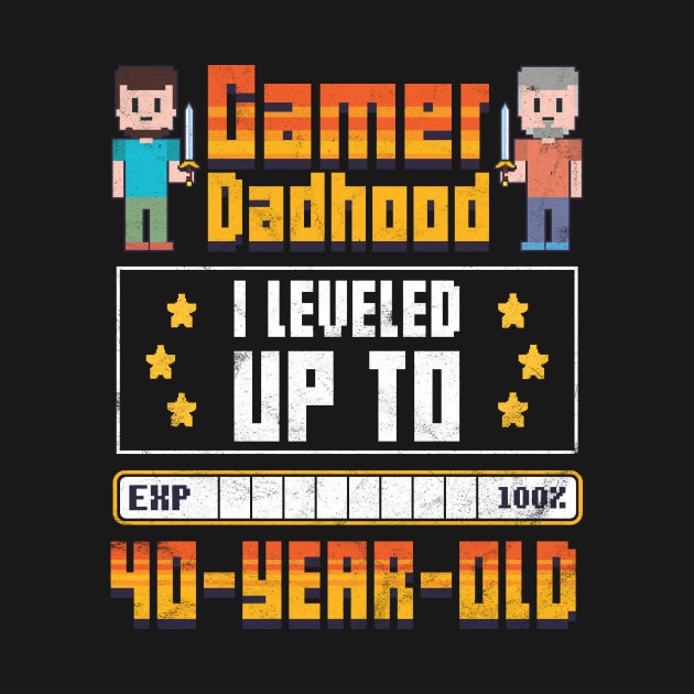 Best Father Gamer Dad 40 Years by avshirtnation