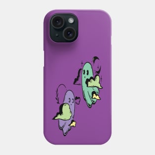 ghosts on clouds Phone Case