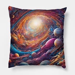 The melting galaxy Pillow