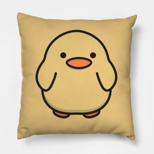 Cute duckling adorbale illustration of dukling Pillow