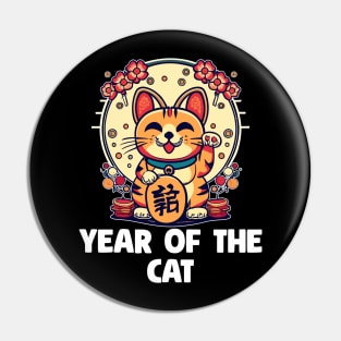 Zulrax Year of the Cat Chinese New Year Dragon Lunar Bunny | Lucky cat | New year gift | Chinese new year gift Pin