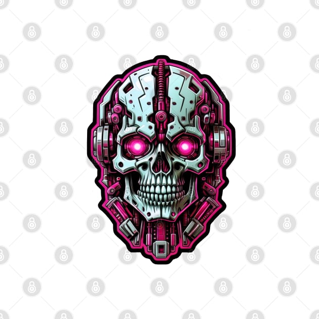 Cyperpunk skull by CrispytheGhoul