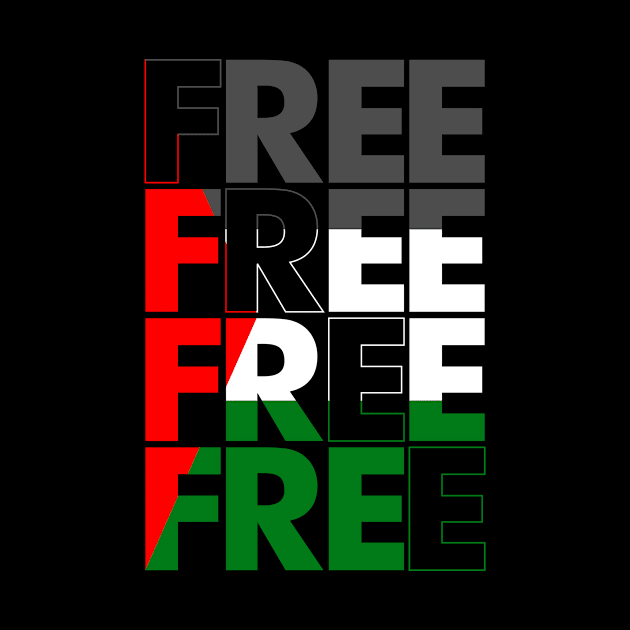 Free Palestine - Stand With Palestinian For Their Freedom by mangobanana