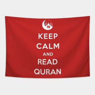 Keep Calm and Read Quran Tapestry