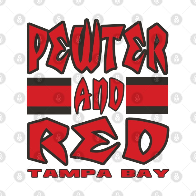 Tampa LYFE Pewter and Red True Football Colors! by pralonhitam