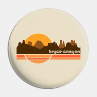 Bryce Canyon 70s Retro Tourist Souvenir Pin