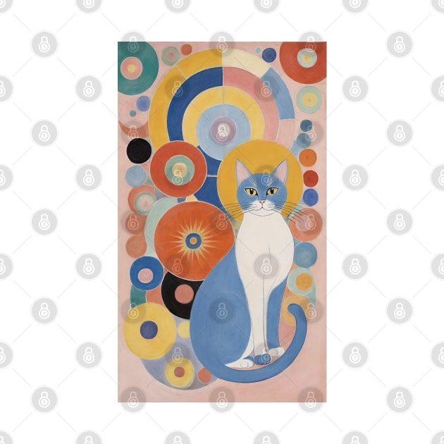 Feline Kaleidoscope: Inspired by Hilma af Klint by FridaBubble