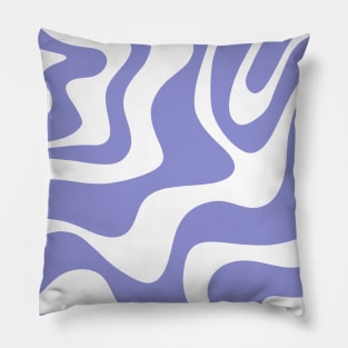 liquid pattern - purple Pillow