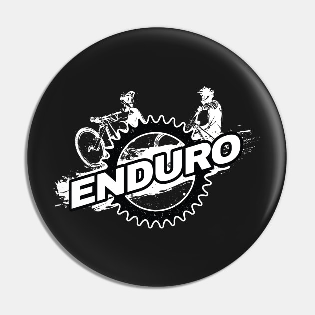 Enduro Mountain Bike Pin by Hoyda