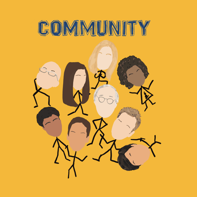 Community TV characters by logoarts