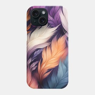 Vibrant Plumes: A Feathered Fantasy Phone Case