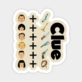 Clue movie t-shirt Magnet