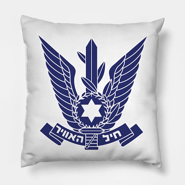 Israel Air Force Logo Pillow by Spacestuffplus