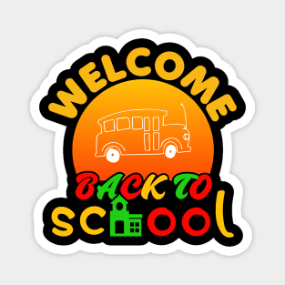 Welcome students Back to School Magnet