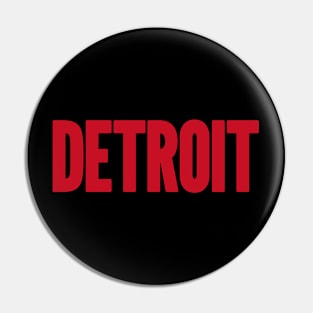 Detroit Red Mode Pin