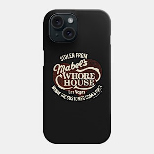 Vintage Retro Mabel's Whore House Nevada Phone Case