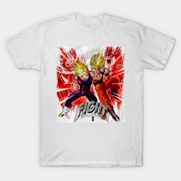 Goku Vs Vegeta Dbz Dragon Ball Z T Shirt Teepublic