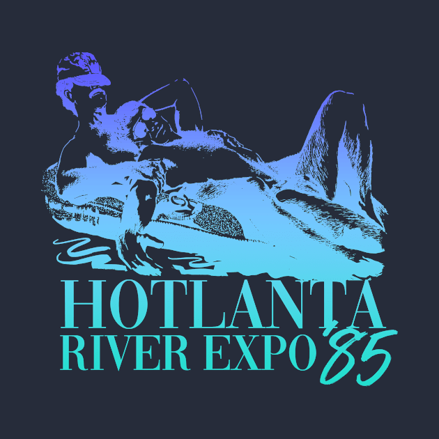 Hotlanta River Expo Vintage Gay LGBT Retro Atlanta Georgia by WearingPride