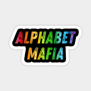 Alphabet Mafia Magnets Teepublic