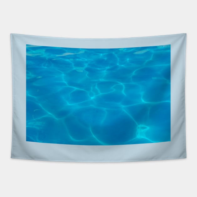 Water in Swimming Pool Tapestry by jojobob