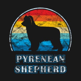 Pyrenean Shepherd Vintage Design Dog T-Shirt