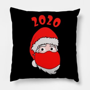 2020 Christmas Gift Masked Santa Claus Pillow