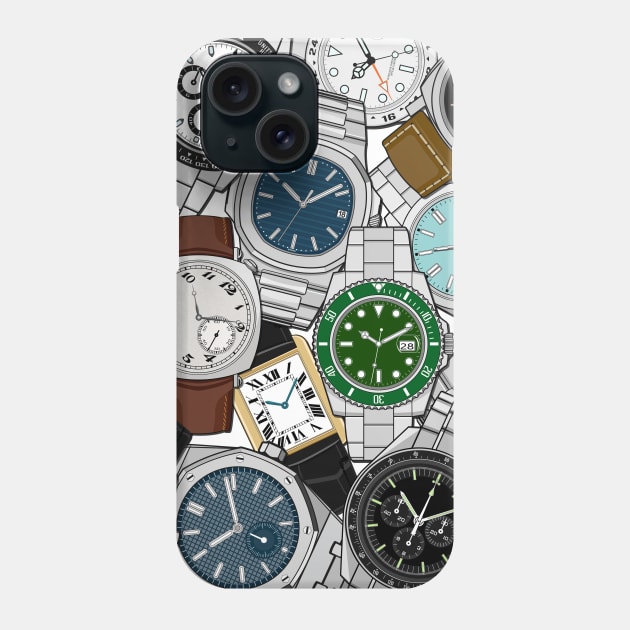 Luxury Watches Phone Case by HSDESIGNS