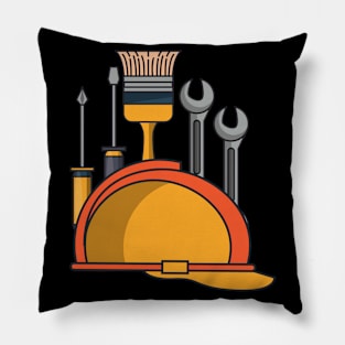 Bauarbeiter Pillow