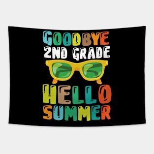 Teacher Student Goodbye 2nd Grade Hello Summer Break Days Tapestry