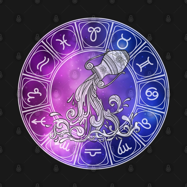 aquarius zodiac sign by CreativeShirt