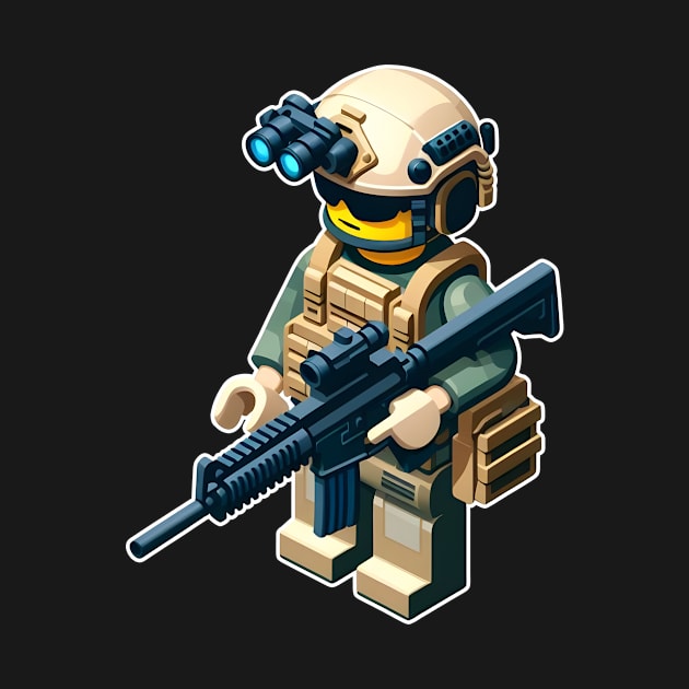 Tactical LEGO by Rawlifegraphic