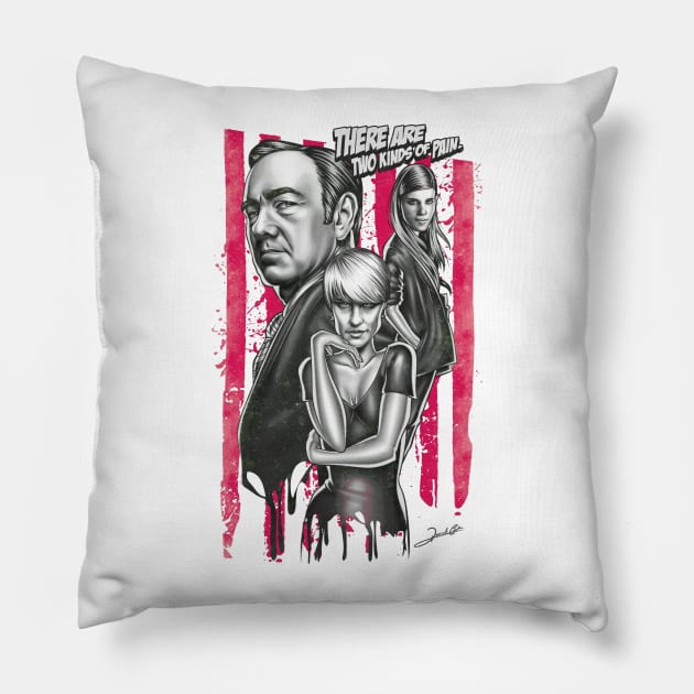 There Are Two Kinds Of Pain Pillow by renatodsc