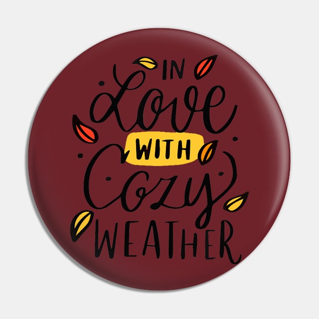 IN Love With crazy Weather Pin by Mako Design 